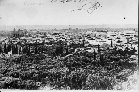 Η Καλαμάτα από τις Τούρλες, ανατολικά του Κάστρου